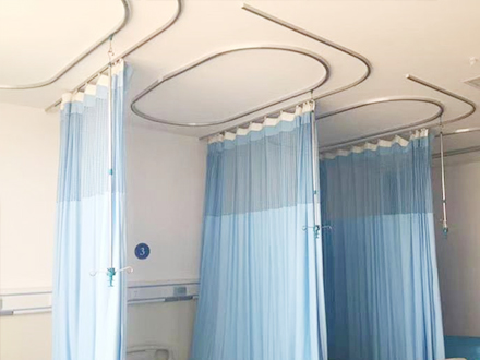 輸液軌道隔簾軌道吊桿安裝案例